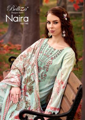 Belliza naira vol-146 textile zone wholesale dress materials